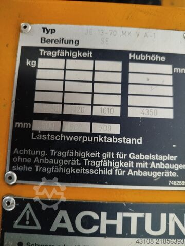 Forklift Steinbock Boss JE 13-70