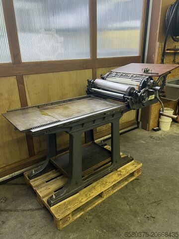 Presse à platine manuelle 52 x 68 cm Gietz No.1469/77