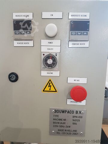 Polyethyleen zakken sealmachine Bouwpaco BV BPM-650