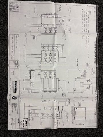 Calmic Eurovent roestvrijstalen vacuüm-droogkast met schappen, 8 vierkante voet, 3 schappen  8 Sq. Foot