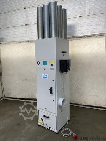 Instalație de aspirare ca nouă, aspirare centralizată, sistem de filtrare a aerului din încăpere, as P. RIES GmbH 330 D ATEX