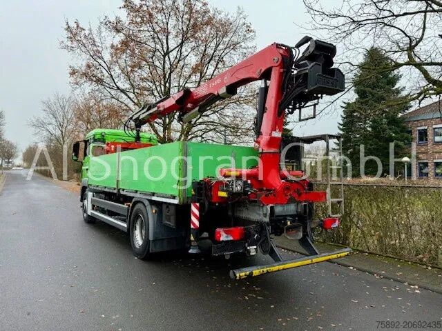 Platform aanhanger MAN TGS 18.360 Fassi F145AS22 Baustoff/Eu5