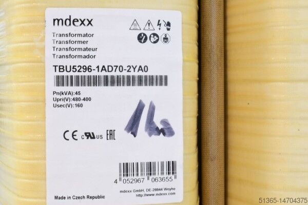 Transformator mdexx TBU5296-1AD70-2YA0