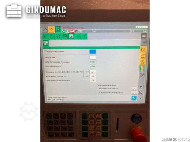 Hydraulic Injection Moulding Machine Arburg ALLROUNDER 1200 t 1000 - 400