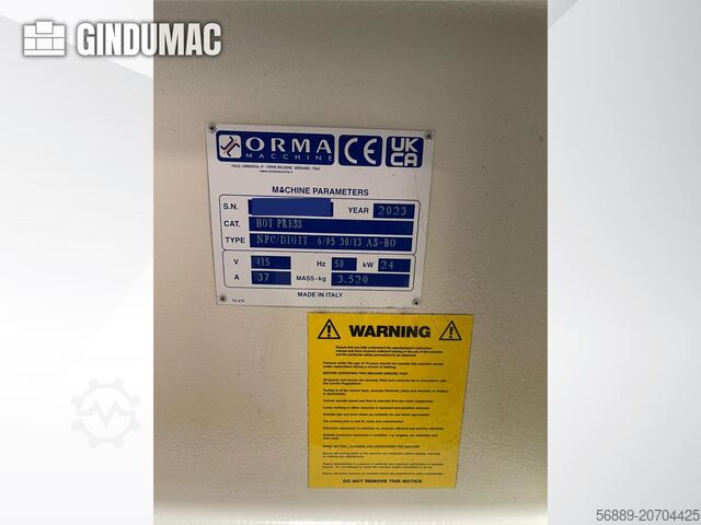 Veneer Press ORMA ORMA NPC/DIGIT 6/95 30/13 AS-BO