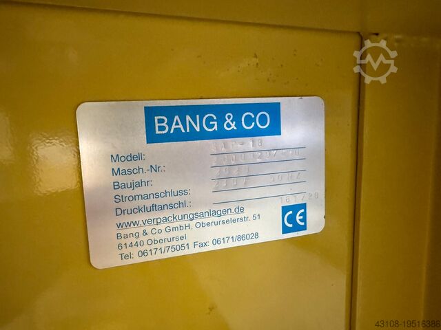 Omsnoeringsmachine Bang & Co SAP-9X / 18