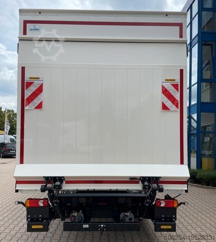 LKW mit Kofferaufbau DAF LF230 DC 12t Möbelkoffer Filz Tür LBW1500 AHK