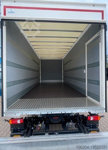 LKW mit Kofferaufbau DAF LF230 DC 12t Möbelkoffer Filz Tür LBW1500 AHK