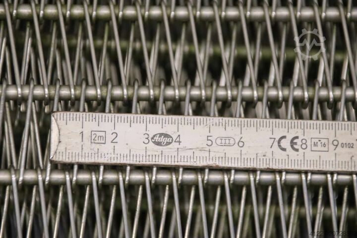 Conveyor belt, link belt, stainless steel, 4 rollers Costacurta VICO FLEX Breite 460 mm