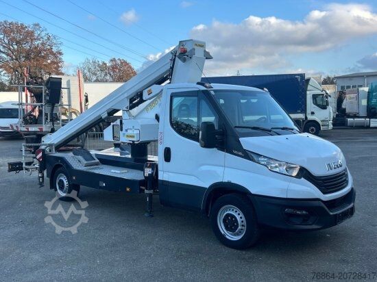 Working platform truck IVECO DAILY 35S14, HUBARBEITSBüHNE PALFINGER P200TXE