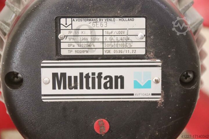 Axial Ventilator 0,60 kW 900 U/min Multifan 6E63  Lüfterrad Ø 630 mm