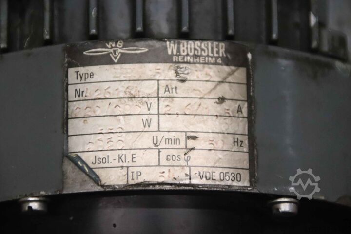 Centrifugalventilator 0,55 kW 2820 o/min Bossler Lüfterrad Ø 260 mm