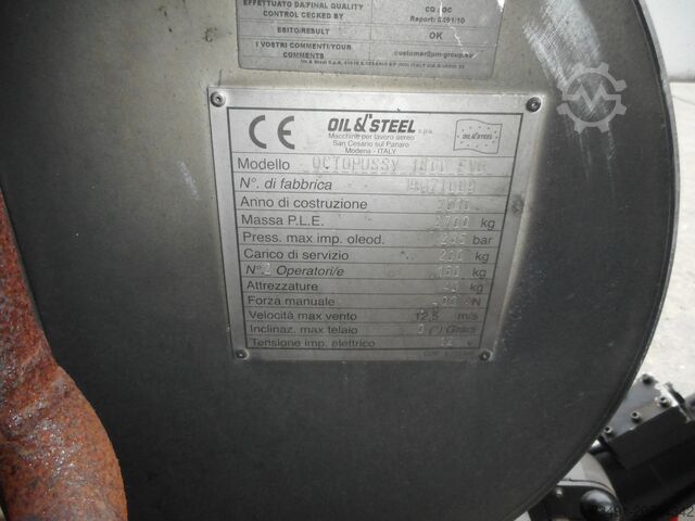 Crawler work platform Oil&Steel Octopussy 1800 EVO Diesel + Elektro 17m