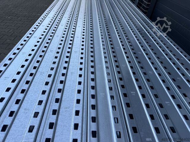 High-bay warehouse Pallet rack uprights Bito PRO/ Profil: 100 x 76 x 2,25 mm / 12.400 x 1.100 mm