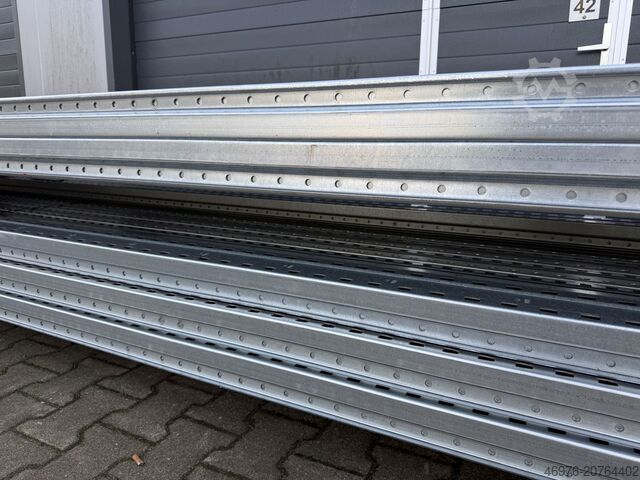 High-bay warehouse Pallet rack uprights Bito PRO/ Profil: 100 x 76 x 2,25 mm / 12.400 x 1.100 mm