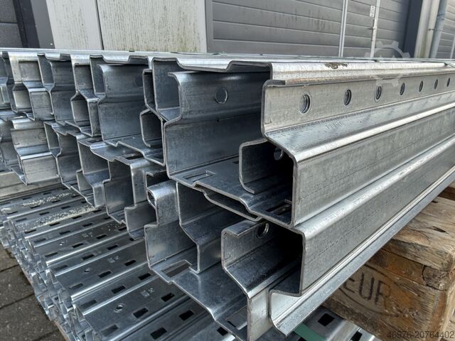 High-bay warehouse Pallet rack uprights Bito PRO/ Profil: 100 x 76 x 2,25 mm / 12.400 x 1.100 mm