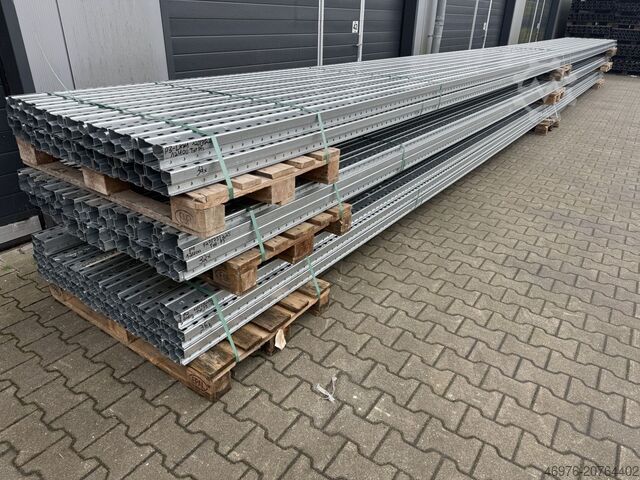 High-bay warehouse Pallet rack uprights Bito PRO/ Profil: 100 x 76 x 2,25 mm / 12.400 x 1.100 mm