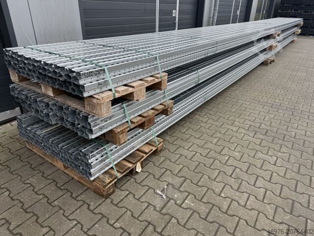 High-bay warehouse Pallet rack uprights Bito PRO/ Profil: 100 x 76 x 2,25 mm / 12.400 x 1.100 mm
