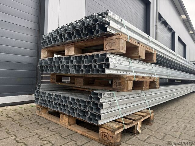 High-bay warehouse Pallet rack uprights Bito PRO/ Profil: 100 x 76 x 2,25 mm / 12.400 x 1.100 mm