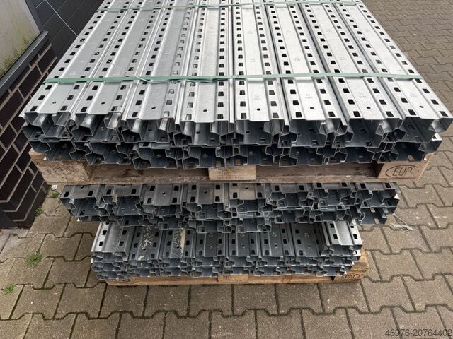 High-bay warehouse Pallet rack uprights Bito PRO/ Profil: 100 x 76 x 2,25 mm / 12.400 x 1.100 mm