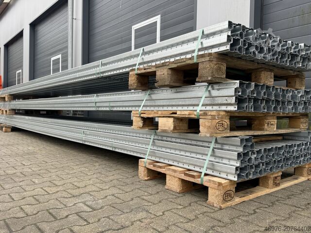 High-bay warehouse Pallet rack uprights Bito PRO/ Profil: 100 x 76 x 2,25 mm / 12.400 x 1.100 mm