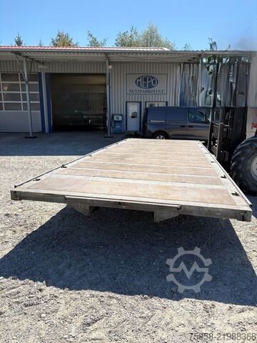 Corpo di scambio aperto Wecon Verzinkte Plattform BDF 7,45m Baustoff