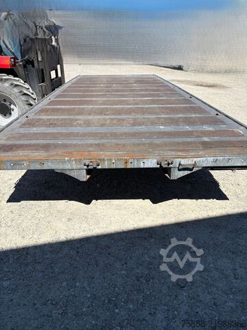 Corpo di scambio aperto Wecon Verzinkte Plattform BDF 7,45m Baustoff