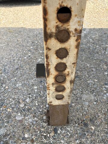 Swap body platform Wecon Verzinkte 7,82m Plattform niedrig 150 mm