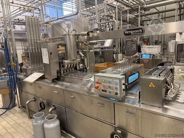 μηχανή γεμίσματος κυπέλλων Ampack Amman AA4 Becherfüllmaschine