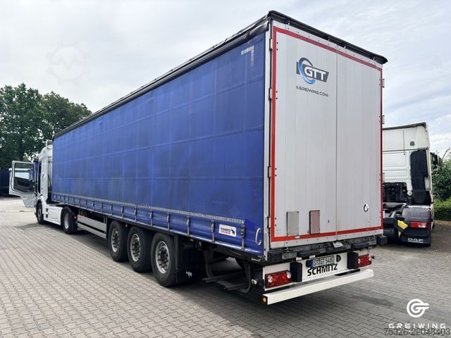 Open oplegger met zeil SCHMITZ CARGOBULL SCS 24/L - 13.62 E B, ADR, Lift