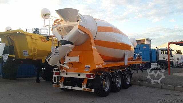 SEMIX TRM12 Betonmixer op aanhangwagen SEMIX TRM12 Malaxeur à béton remorque