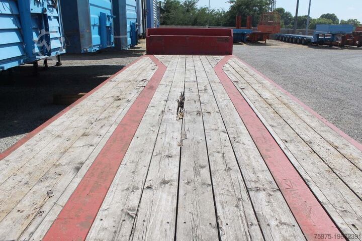 Semiremorcă joasă pentru transportul utilajelor de construcții piacenza semirimorchio carrellone rampe usato