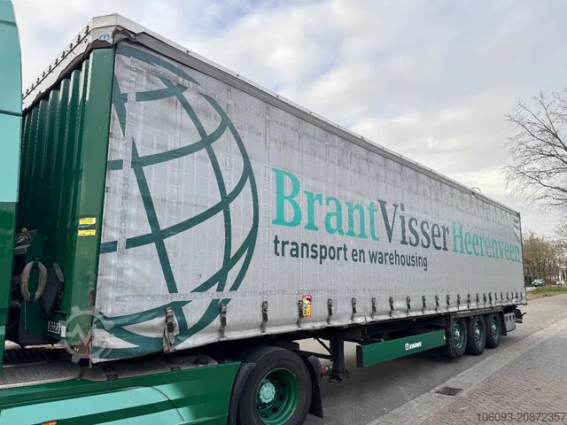 Przesuwne plandeki Krone 3-ass schuifzeilen oplegger