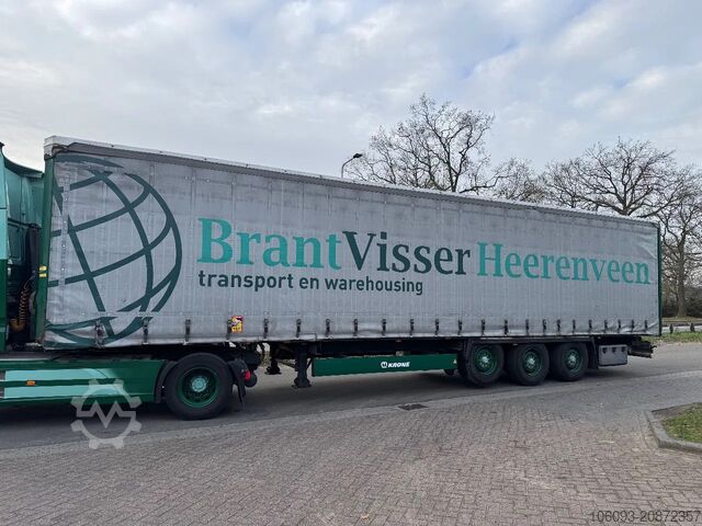 Przesuwne plandeki Krone 3-ass schuifzeilen oplegger