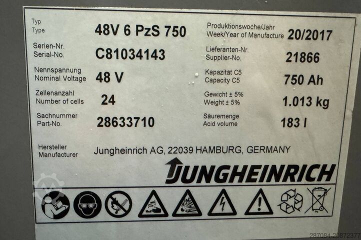 Wózek widłowy Jungheinrich EFG 216