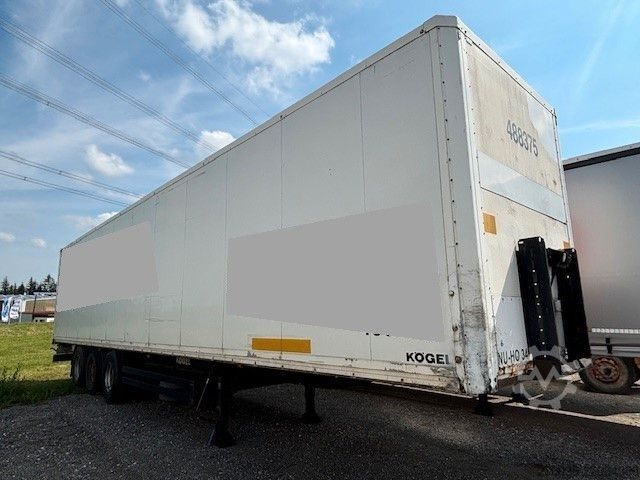 Gesloten oplegger KÖGEL 3-Achs Koffer Doppelstock+BPW+Luft+Rolltor+TÜV