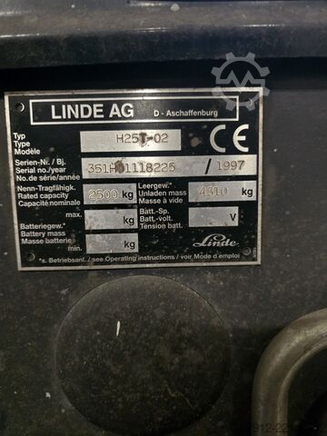 Forklift Linde H25 T-02