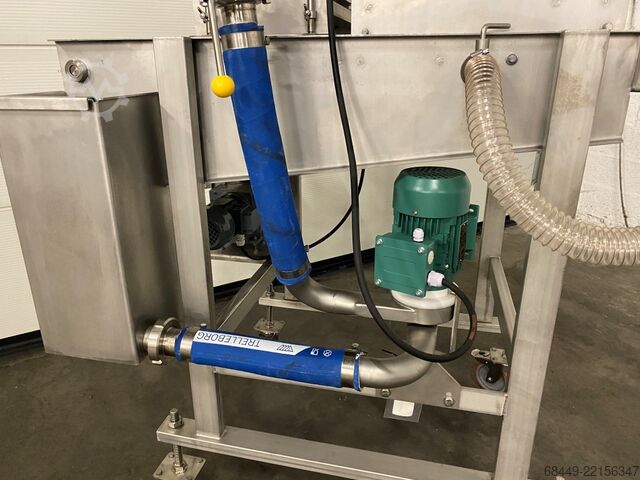 Sistema de empanado húmedo tipo WTC 600  Eiwitteermachine, Type WTC 600