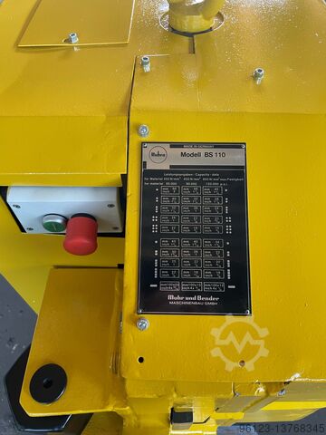 Reinforcing steel shears Muhr und Bender / Mubea BS 110