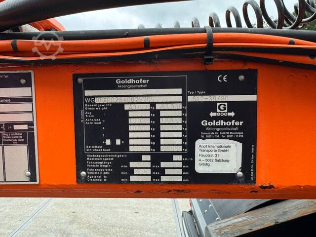 Låglastare Goldhofer SX 2-39/80