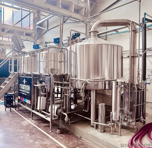 Kuvarnica (sudhaus), fermentacioni podrum (gärkeller), podrum za lagerovanje (lagerkeller) 20hl Brauerei komplett 2019