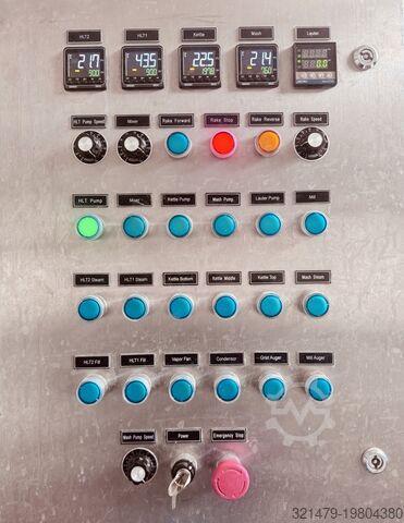 Kuvarnica (sudhaus), fermentacioni podrum (gärkeller), podrum za lagerovanje (lagerkeller) 20hl Brauerei komplett 2019