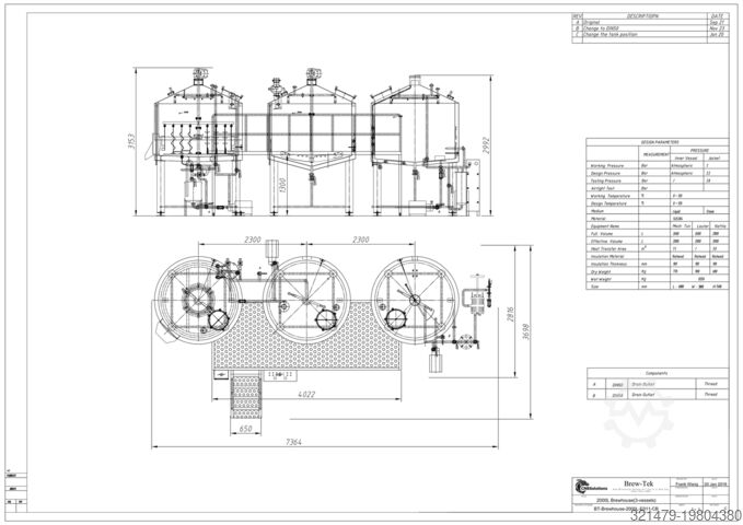 Brouwhuis, gistkelder, lagerkelder 20hl Brauerei komplett 2019