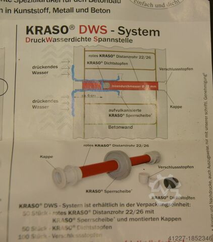 Druk Waterdicht sluitpunt KRASO DWS-SYSTEM