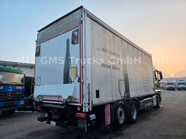 Flatbed truck with tarp MAN TGX 26.500 / Zug / Ret / Lenkachse / XL Zertifik
