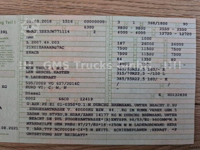 Beverage truck MAN TGX 26.500 / Zug / Orten Getränke / Ret Lenkachs