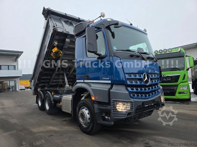 Three-sided tipper truck MERCEDES-BENZ Arocs 2653 / 6X4 / Meiller BORDMATIK / 50mm AHK