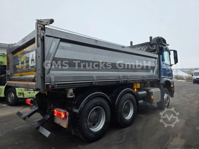 Three-sided tipper truck MERCEDES-BENZ Arocs 2653 / 6X4 / Meiller BORDMATIK / 50mm AHK