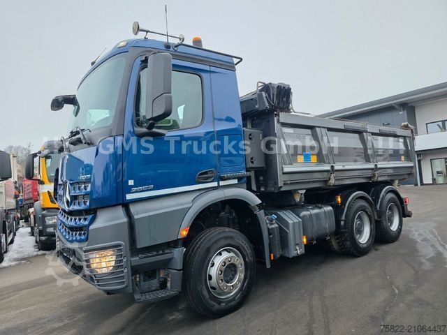 Tipper truck MERCEDES-BENZ Arocs 2653 / 6X4 / Meiller BORDMATIK / 50mm AHK