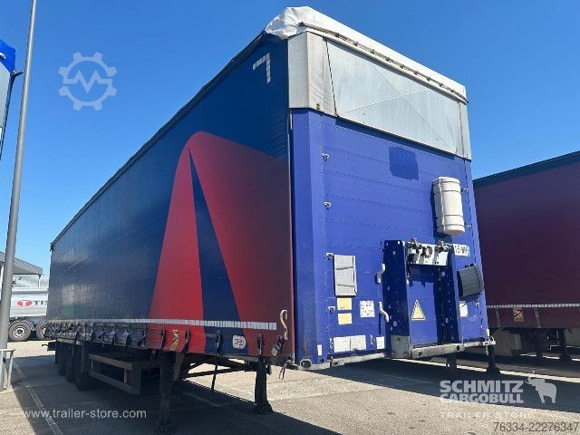 Brandalı açık yarı römork Schmitz Cargobull Semitrailer Curtainsider Mega